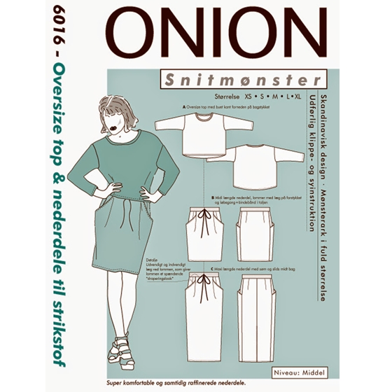 Onion 6016 Snitmønster